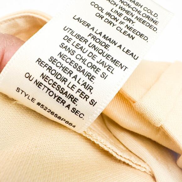 Rebecca Taylor Pleated Flared Suit Trouser Pant Cream/Wheat Size 12 $295 NWT - Picture 10 of 12